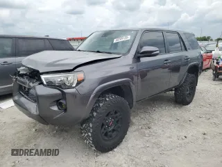 2020 Toyota 4Runner SR5 with VIN JTEBU5JR7L5740672, listed as a Copart auction lot 58269135 with 56,025 mi miles and Salvage title. Bid and sale history available at DreamBid. Image 1.
