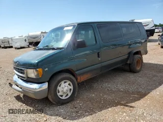 2000 Ford Econoline Passenger XL with VIN 1FBSS31L5YHA98957, listed as a Copart auction lot 56466624 with 102,350 mi miles and Salvage Title. Bid and sale history available at DreamBid. Image 1.