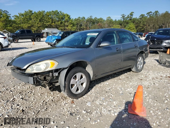2008 Chevrolet Impala LT with VIN 2G1WT58K381301262, listed as a Copart auction lot 86634124 with 185,539 mi miles and Salvage Title. Bid and sale history available at DreamBid. Image 1.