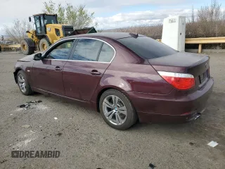 2010 BMW 5 Series 528i with VIN WBANU5C51AC460098, listed as a Copart auction lot 48819825 with 107,796 mi miles and Salvage Title. Bid and sale history available at carsss.com. Image 2.