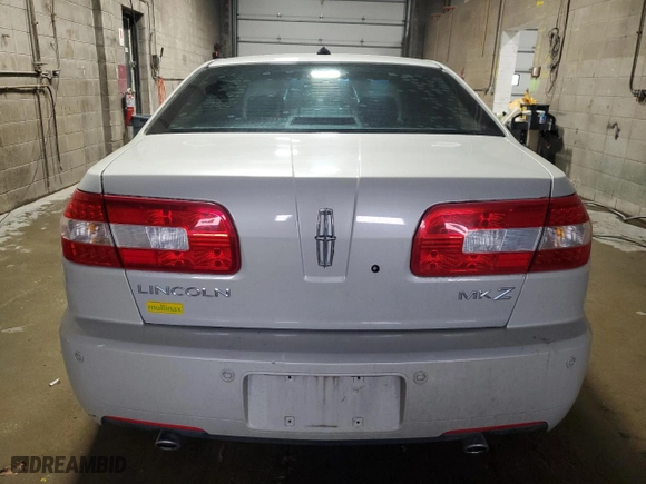 2008 Lincoln MKZ with VIN 3LNHM26T48R616117, listed as a Copart auction lot 51061985 with 173,385 mi miles and Salvage Title. Bid and sale history available at carsss.com. Image 6.
