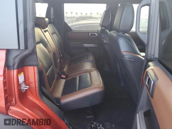 2023 Ford Bronco with VIN 1FMDE5DH3PLB10433, listed as a Copart auction lot 75192504 with 8,275 mi miles and Salvage Title. Bid and sale history available at DreamBid. Image 11.