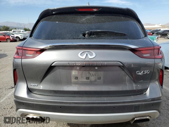 2022 Infiniti QX50 Pure with VIN 3PCAJ5AB5NF120898, listed as a Copart auction lot 69460483 with 10,424 mi miles and . Bid and sale history available at DreamBid. Image 6.