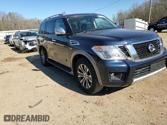 2018 Nissan Armada Platinum with VIN JN8AY2ND9JX001648, listed as a Copart auction lot 89330445 with 127,304 mi miles and Salvage Title. Bid and sale history available at carsss.com. Image 12.