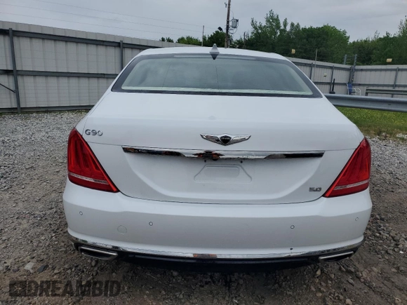 2019 Genesis G90 Ultimate with VIN KMHG54JH0KU052649, listed as a Copart auction lot 54071035 with 126,082 mi miles and Clean Title. Bid and sale history available at DreamBid. Image 6.