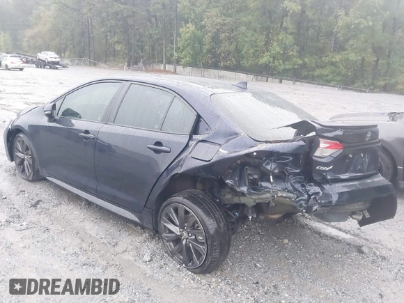 2023 Toyota Corolla SE with VIN 5YFS4MCE0PP141386, listed as a IAAI auction lot 40439078 with 25,000 mi miles and . Bid and sale history available at DreamBid. Image 14.