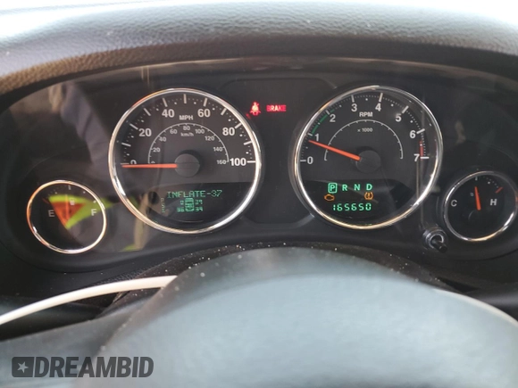 2014 Jeep Wrangler Unlimited Rubicon with VIN 1C4HJWFG1EL241014, listed as a Copart auction lot 63948655 with 165,650 mi miles and Salvage title. Bid and sale history available at DreamBid. Image 9.