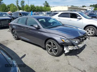 2019 Honda Accord Sport with VIN 1HGCV2E32KA012548, listed as a Copart auction lot 62986365 with 23,929 mi miles and Salvage title. Bid and sale history available at DreamBid. Image 4.