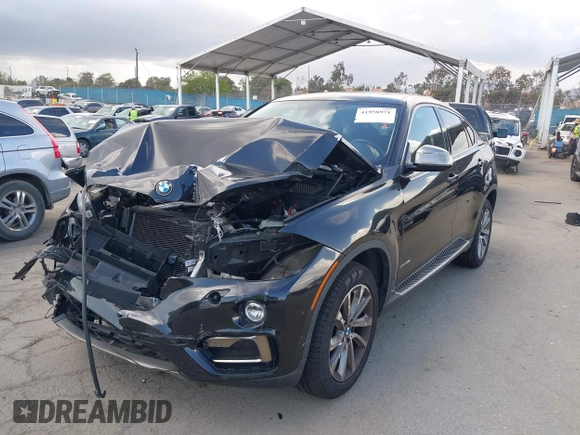 2016 BMW X6 xDrive35i z VIN 5UXKU2C50G0N83968, wystawiony jako IAAI lot #41958971 z przebiegiem 70 738 mil mil oraz . Historia ofert i sprzedaży dostępna na DreamBid. Obrazek 2.