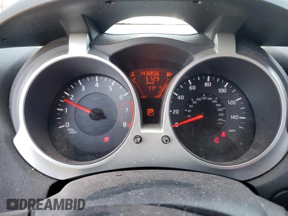 2014 Nissan Juke S with VIN JN8AF5MR9ET355316, listed as a Copart auction lot 49476035 with 143,806 mi miles and Salvage Title. Bid and sale history available at DreamBid. Image 9.