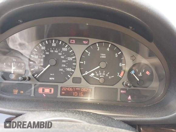 2003 BMW 3 Series 325i with VIN WBAEV33493PD00817, listed as a IAAI auction lot 42040620 with 204,067 mi miles and . Bid and sale history available at DreamBid. Image 7.