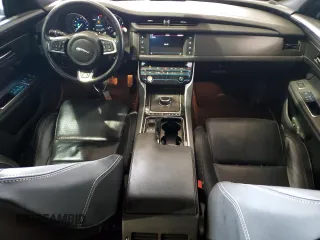 2017 Jaguar XF S with VIN SAJBG4BV1HCY37243, listed as a Copart auction lot 42147675 with 92,250 mi miles and Salvage Title. Bid and sale history available at carsss.com. Image 8.