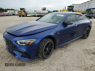 2019 Mercedes-Benz AMG GT with VIN WDD7X6BB7KA008384, listed as a Copart auction lot 69397804 with 0 mi miles and Salvage Title. Bid and sale history available at carsss.com. Image 1.