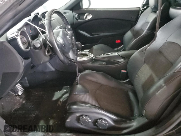 2012 Nissan 370Z Touring with VIN JN1AZ4FH3CM370793, listed as a Copart auction lot 50504565 with 0 mi miles and Salvage Title. Bid and sale history available at carsss.com. Image 7.