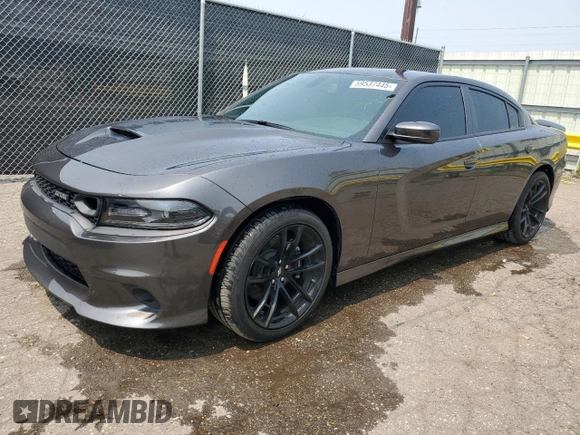 2020 Dodge Charger Scat Pack Widebody z VIN 2C3CDXGJ7LH204436, wystawiony jako Copart lot #59537445 z przebiegiem 15 215 mil mil oraz Czysty tytuł • Clean title. Historia ofert i sprzedaży dostępna na DreamBid. Obrazek 1.