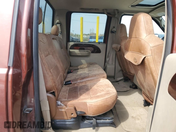 2005 Ford F-350 XL with VIN 1FTWW31PX5EC94944, listed as a Copart auction lot 52916565 with 260,979 mi miles and Salvage Title. Bid and sale history available at DreamBid. Image 10.