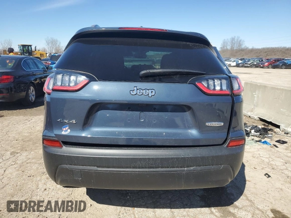 2021 Jeep Cherokee Latitude with VIN 1C4PJMCB7MD209248, listed as a Copart auction lot 47877225 with 20,803 mi miles and Salvage title. Bid and sale history available at DreamBid. Image 6.