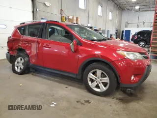 2013 Toyota RAV4 XLE with VIN JTMRFREV2DD028749, listed as a Copart auction lot 56831945 with 138,586 mi miles and Salvage title. Bid and sale history available at DreamBid. Image 4.