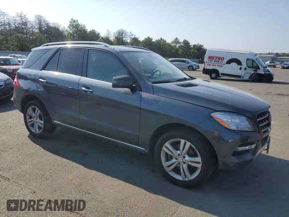 2015 Mercedes-Benz M 350 with VIN 4JGDA5HB2FA555743, listed as a Copart auction lot 65165695 with 147,152 mi miles and Salvage title. Bid and sale history available at DreamBid. Image 4.