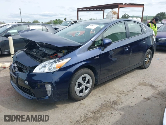 2015 Toyota Prius Four with VIN JTDKN3DU1F0423929, listed as a IAAI auction lot 41982427 with 43,882 mi miles. Bid and sale history available at carsss.com. Image 18.