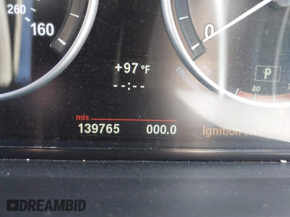 2013 BMW 5 Series 528i with VIN WBAXG5C50DDY35638, listed as a IAAI auction lot 39657715 with 139,765 mi miles and . Bid and sale history available at carsss.com. Image 7.
