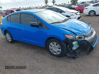 2011 Honda Insight with VIN JHMZE2H33BS008053, listed as a IAAI auction lot 42054784 with 184,994 mi miles and . Bid and sale history available at DreamBid. Image 1.