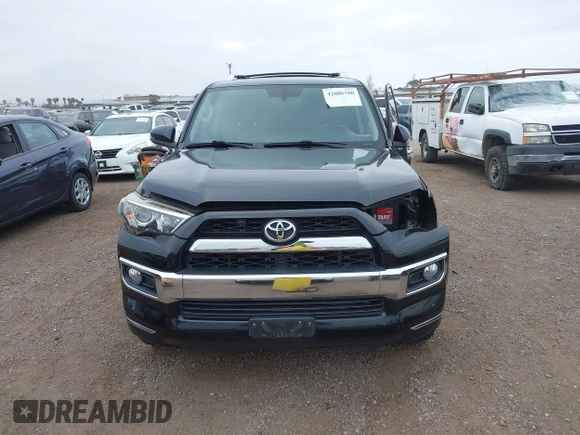 2018 Toyota 4Runner SR5 with VIN JTEBU5JR5J5599114, listed as a IAAI auction lot 42086700 with 111,376 mi miles and . Bid and sale history available at DreamBid. Image 13.
