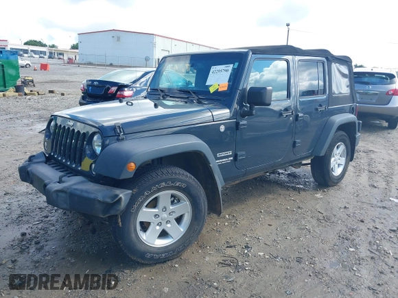2017 Jeep Wrangler Unlimited Sport with VIN 1C4BJWDG6HL555402, listed as a IAAI auction lot 42255790 with 113,118 mi miles and . Bid and sale history available at DreamBid. Image 18.