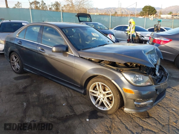 2013 Mercedes-Benz C-Class C 250 Sport with VIN WDDGF4HB8DA775968, listed as a IAAI auction lot 41646003 with 174,541 mi miles. Bid and sale history available at carsss.com. Image 1.