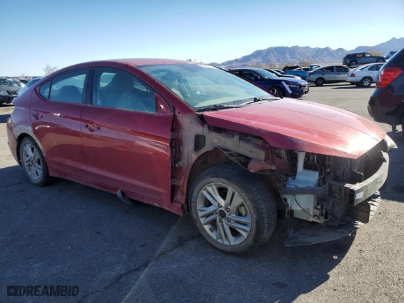 2019 Hyundai Elantra SEL with VIN 5NPD84LF8KH425568, listed as a Copart auction lot 83602004 with 106,434 mi miles and Salvage Title. Bid and sale history available at carsss.com. Image 4.