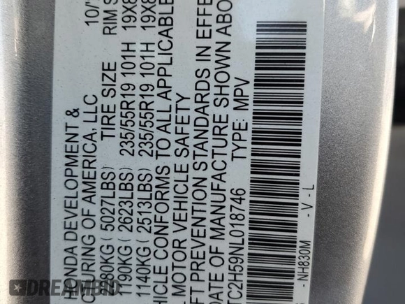 2022 Acura RDX w/Technology Package with VIN 5J8TC2H59NL018746, listed as a Copart auction lot 48667615 with 66,415 mi miles and Salvage Title. Bid and sale history available at carsss.com. Image 15.