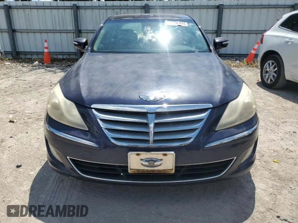 2013 Hyundai Genesis 3.8L with VIN KMHGC4DD0DU210280, listed as a Copart auction lot 72359714 with 208,697 mi miles and Salvage Title. Bid and sale history available at carsss.com. Image 5.