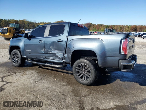2020 GMC Canyon 2WD SLE with VIN 1GTG5CEN7L1172241, listed as a Copart auction lot 81272414 with 0 mi miles and Salvage Title. Bid and sale history available at carsss.com. Image 2.