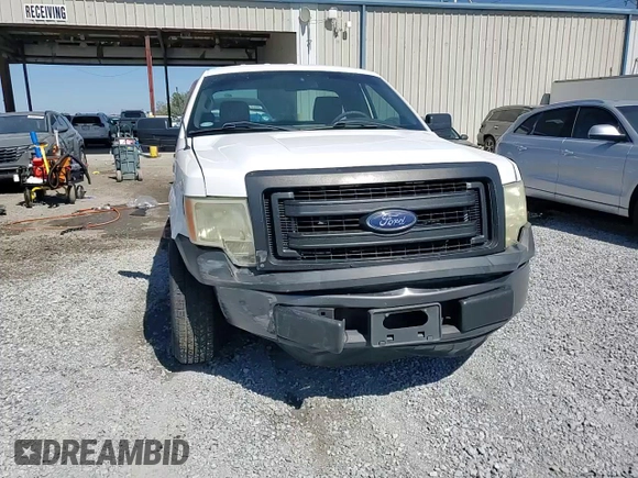 2013 Ford F-150 XL with VIN 1FTMF1CM7DKF24521, listed as a Copart auction lot 53161425 with 128,518 mi miles and Salvage Title. Bid and sale history available at carsss.com. Image 14.