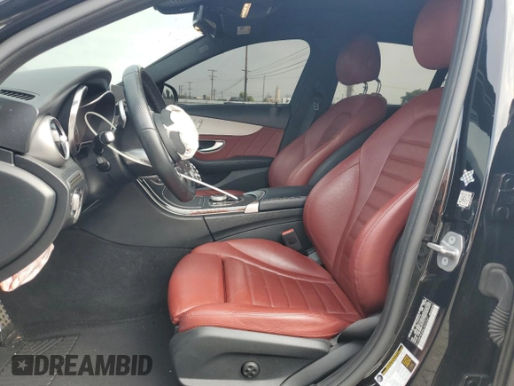 2020 Mercedes-Benz C 300 with VIN W1KWF8DBXLR592547, listed as a Copart auction lot 59551835 with 73,047 mi miles and Salvage title. Bid and sale history available at DreamBid. Image 7.