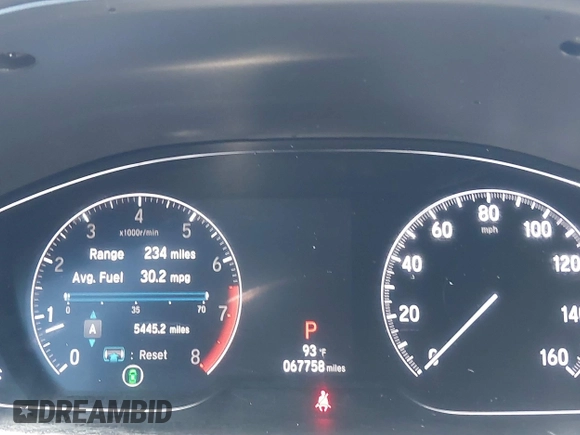2020 Honda Accord Sport with VIN 1HGCV1F31LA003706, listed as a IAAI auction lot 42626232 with 67,758 mi miles and . Bid and sale history available at DreamBid. Image 7.