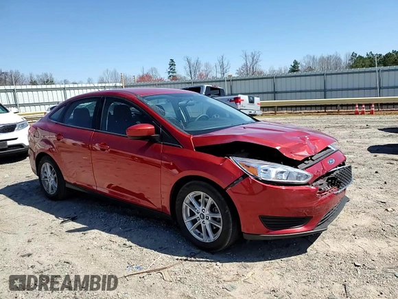 2018 Ford Focus SE with VIN 1FADP3FEXJL255925, listed as a Copart auction lot 50629035 with 51,756 mi miles and Salvage Title. Bid and sale history available at carsss.com. Image 11.