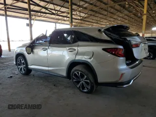 2018 Lexus RX with VIN JTJGZKCA9J2002823, listed as a Copart auction lot 44383845 with 0 mi miles and Salvage Title. Bid and sale history available at carsss.com. Image 2.