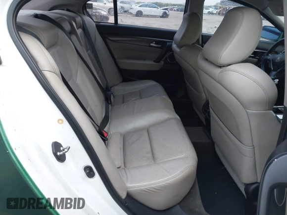 2012 Acura TL Tech Auto with VIN 19UUA9F56CA006245, listed as a IAAI auction lot 42111518 with 198,156 mi miles. Bid and sale history available at carsss.com. Image 8.