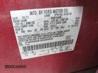 2011 Ford Explorer XLT z VIN 1FMHK8D81BGA68535, wystawiony jako IAAI lot #42204868 z przebiegiem 183 312 mil mil oraz . Historia ofert i sprzedaży dostępna na DreamBid. Obrazek 9.