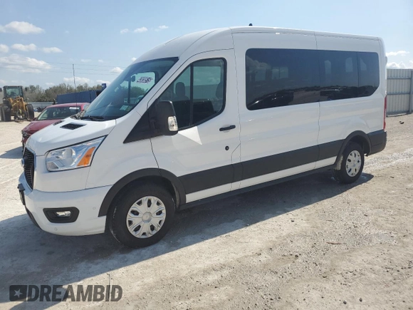 2021 Ford Transit Passenger XL with VIN 1FBAX2C8XMKA49587, listed as a Copart auction lot 43830515 with 78,815 mi miles and Clean Title. Bid and sale history available at DreamBid. Image 1.