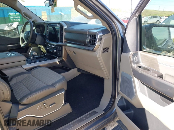 2024 Ford F-150 with VIN 1FTFW7LD5RFA46711, listed as a IAAI auction lot 41740624 with 11,736 mi miles and . Bid and sale history available at DreamBid. Image 5.