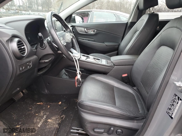 2019 Hyundai Kona Electric Limited with VIN KM8K33AG8KU035986, listed as a Copart auction lot 85141394 with 68,397 mi miles and Salvage Title. Bid and sale history available at carsss.com. Image 7.