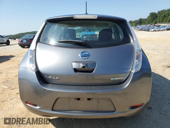 2015 Nissan LEAF SV with VIN 1N4AZ0CP8FC331957, listed as a Copart auction lot 58844613 with 78,691 mi miles. Bid and sale history available at carsss.com. Image 6.