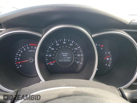 2015 Kia Optima EX with VIN 5XXGN4A7XFG473270, listed as a Copart auction lot 45860684 with 127,419 mi miles and Salvage Title. Bid and sale history available at DreamBid. Image 9.