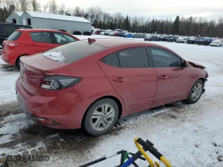 2019 Hyundai Elantra Preferred with VIN KMHD84LFXKU855765, listed as a Copart auction lot 89082545 with 123,789 mi miles and Salvage Title. Bid and sale history available at carsss.com. Image 3.