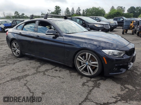 2017 BMW 4 Series 440i with VIN WBA4E3C59HG186925, listed as a Copart auction lot 62859505 with 89,299 mi miles and Salvage title. Bid and sale history available at DreamBid. Image 4.