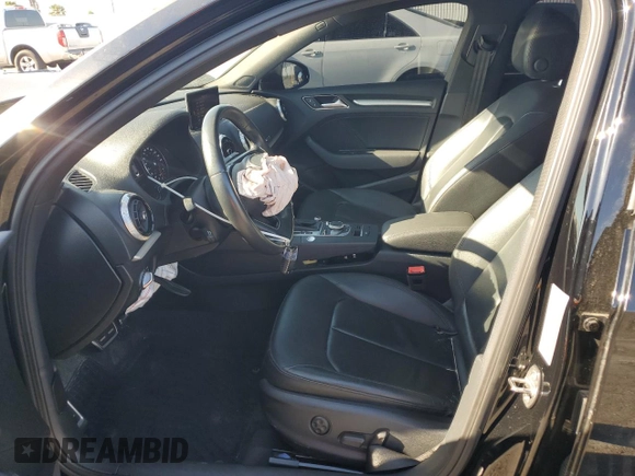 2018 Audi A3 Sedan Premium with VIN WAUAUGFFXJ1041709, listed as a Copart auction lot 52423645 with 100,440 mi miles and Salvage Title. Bid and sale history available at carsss.com. Image 7.