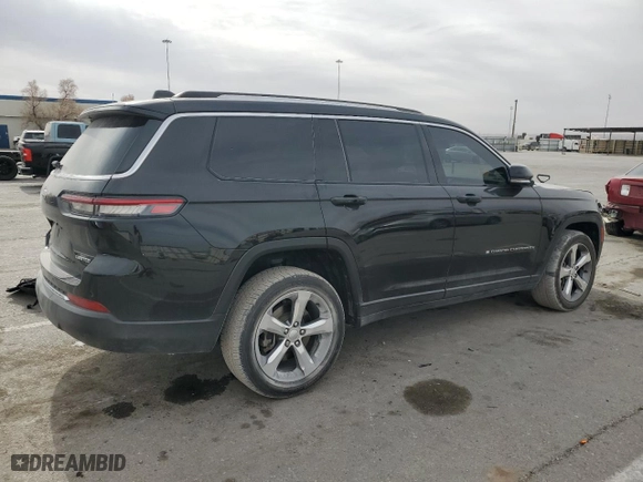 2021 Jeep Grand Cherokee L Limited with VIN 1C4RJKBG6M8166718, listed as a Copart auction lot 87500685 with 14,915 mi miles and Salvage Title. Bid and sale history available at carsss.com. Image 3.