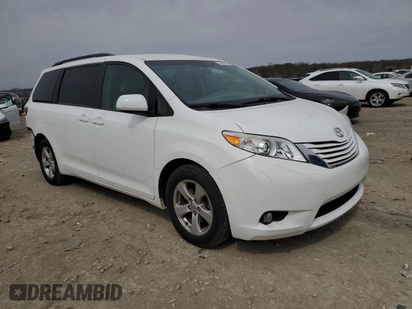 2017 Toyota Sienna LE Auto Access Seat with VIN 5TDKZ3DC1HS889159, listed as a Copart auction lot 50069705 with 142,212 mi miles and Salvage Title. Bid and sale history available at DreamBid. Image 4.